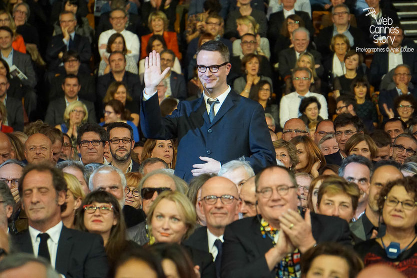 Nicolas Winding Refn, lors de la cérémonie d'ouverture du Festival Lumière 2015 - Lyon - Photo © Anik COUBLE