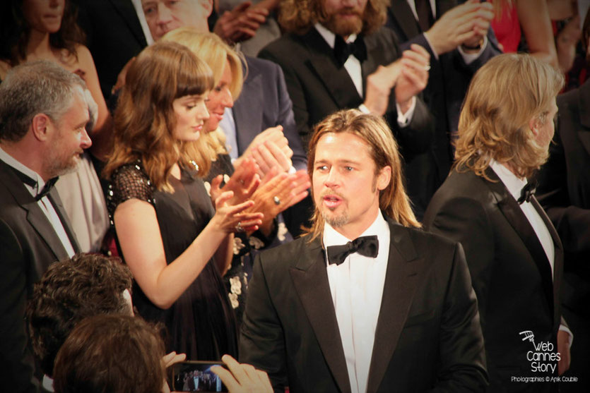  Brad Pitt, lors de la projection  de "Cogan - La mort en douce"  d’Andrew Dominik - Festival de Cannes 2012 - Photo © Anik COUBLE