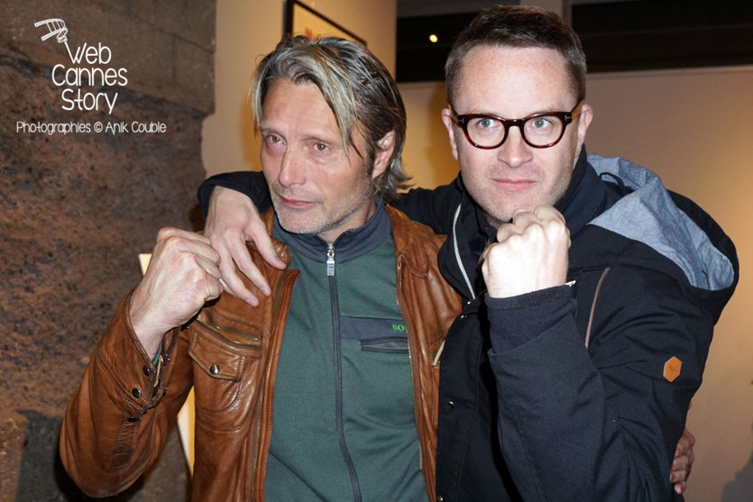 Mads Mikkelsen et Nicolas Winding Refn, deux danois à Lyon - Festival Lumière 2015 - Photo © Anik COUBLE