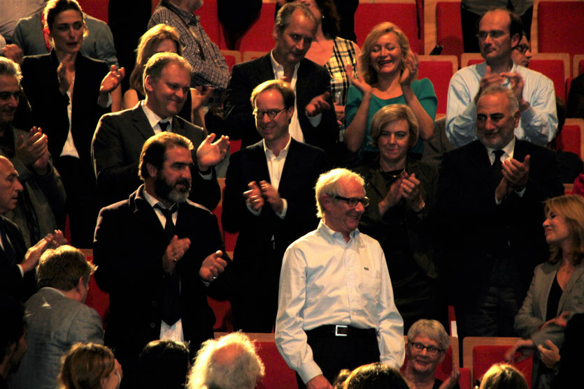 Ken Loach et Eric Cantona - Festival Lumière 2012 - Lyon - Photo © Anik Couble