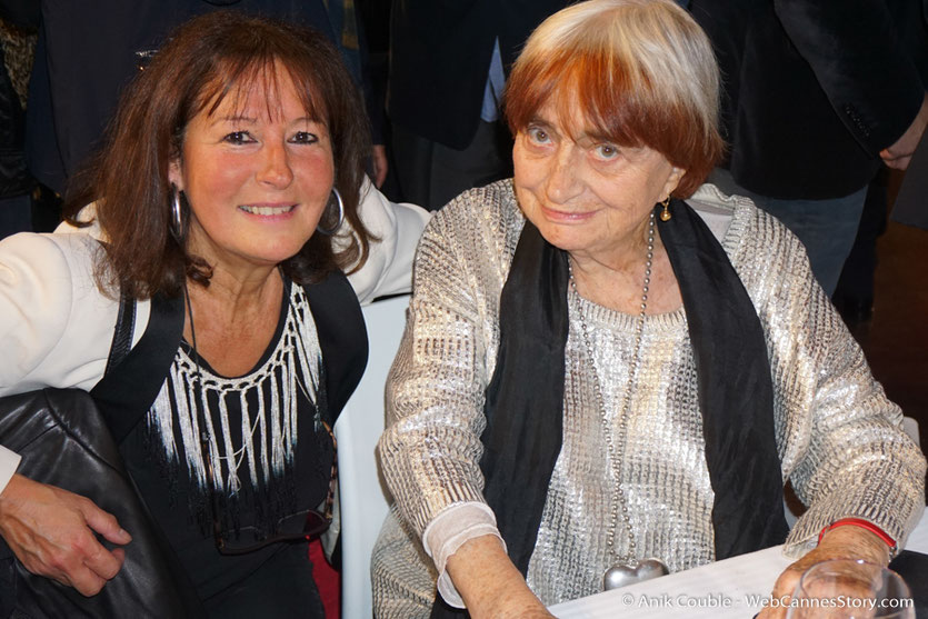 En compagnie d'Agnès Varda - Dîner d'ouverture  - Festival Lumière 2016 - Lyon - Photo © Anik Couble       