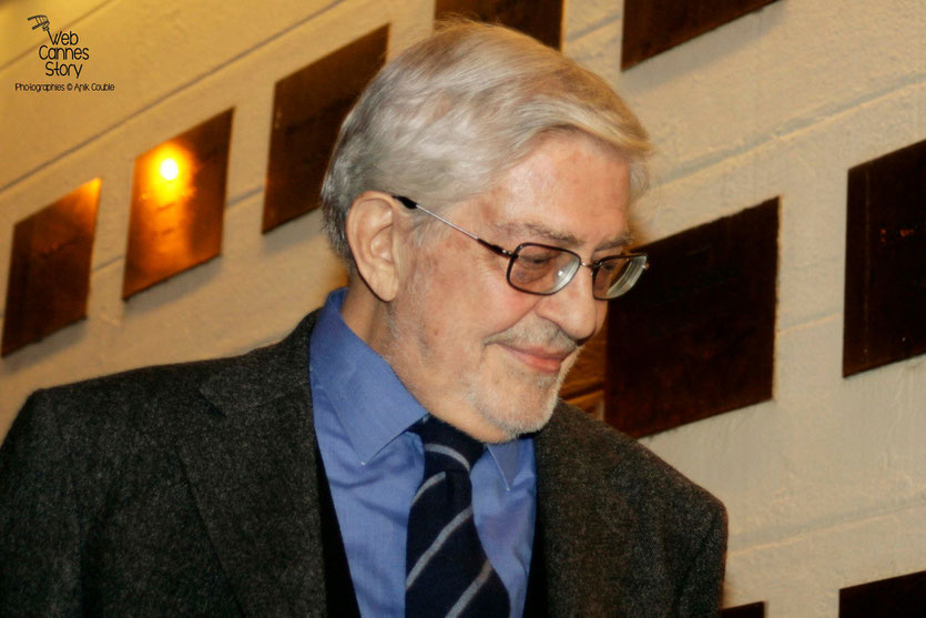 Ettore Scola,  devant le Mur des Réalisateurs - Institut Lumière - Lyon - 29 avril 2009 - Photo © Anik Couble 