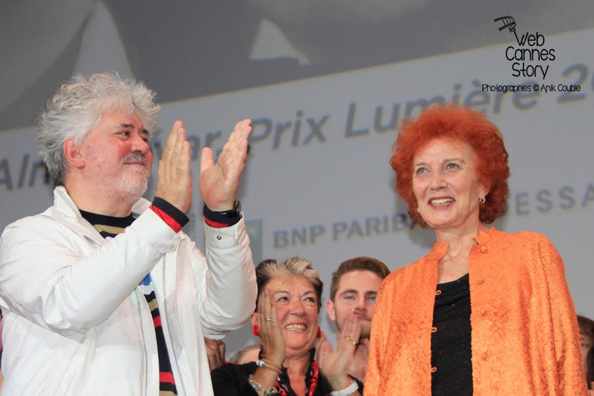 Thierry Fremaux et Faye Dunaway - Lyon - Ouverture du Festival Lumière 2014 - Photo © Anik COUBLE