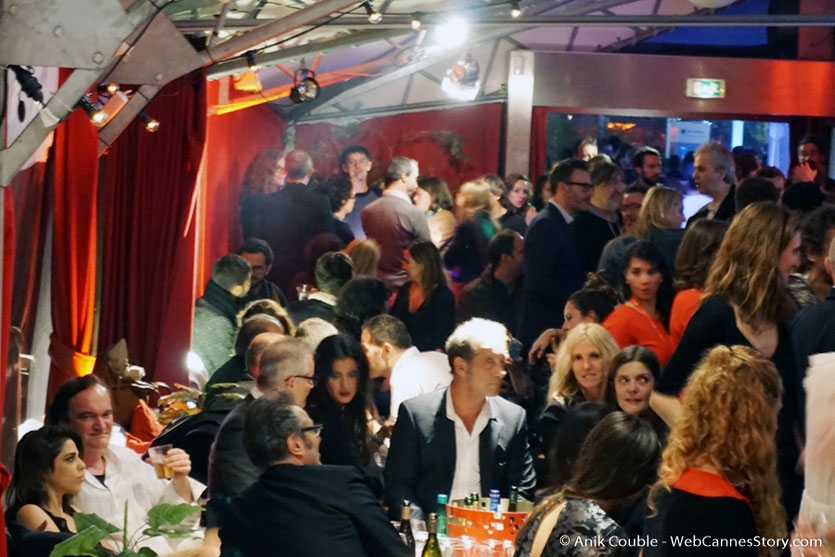 Les invités  du Festival à La Plateforme, dont Quentin Tarantino, Vincent Lindon,  Sandrine Kiberlain et Chiara Mastroïanni - Festival Lumière 2016 - Lyon - Photo © Anik Couble