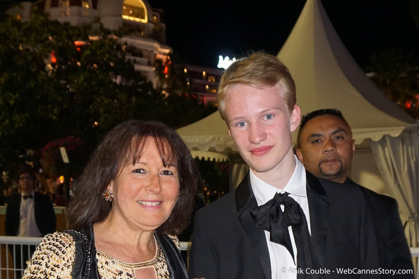 En compagnie de l’acteur belge, Victor Polster - Prix du meilleur acteur, pour son rôle dans « Girl», présenté à «Un certain regard» - Festival de Cannes 2018 - Photo © Anik Couble