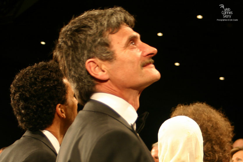 Bernard Blancan, lors de la projection du film "Hors la loi" de Rachid Bouchareb - Festival de Cannes 2010 - Photo © Anik Couble