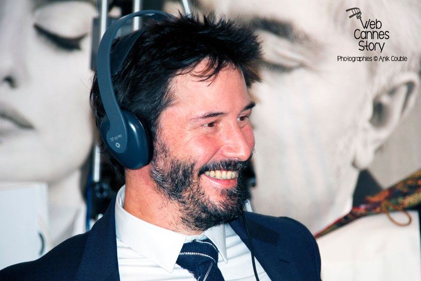 Keanu Reeves, invité de Radio Lumière - Festival Lumière - Lyon - Octobre 2014 - Photo © Anik COUBLE