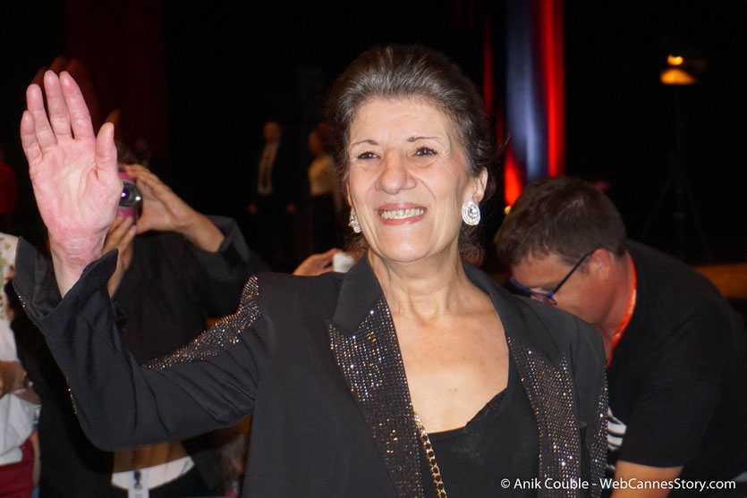 Biyouna, la très populaire actrice algérienne, lors de la Cérémonie de Remise du Prix Lumière à Jane Fonda - Festival Lumière 2018 - Lyon - Photo © Anik Couble