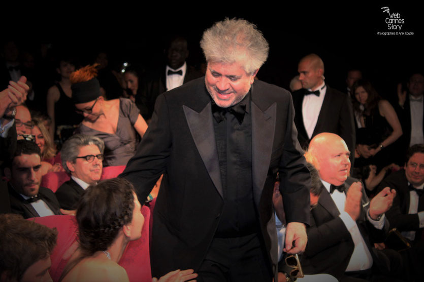 Pedro Almodovar, lors  projection de son  film " La piel que habito "- Festival de Cannes - 2011 - Photo © Anik Couble 