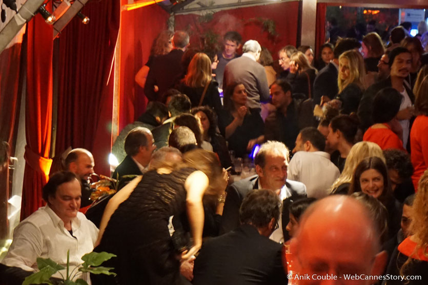 Les invités  du Festival à La Plateforme, dont Quentin Tarantino, Vincent Lindon, Chiara Mastroïanni - Festival Lumière 2016 - Lyon - Photo © Anik Couble