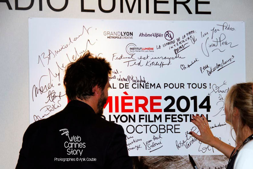 Keanu Reeves, invité de Radio Lumière - Festival Lumière - Lyon - Octobre 2014 - Photo © Anik COUBLE