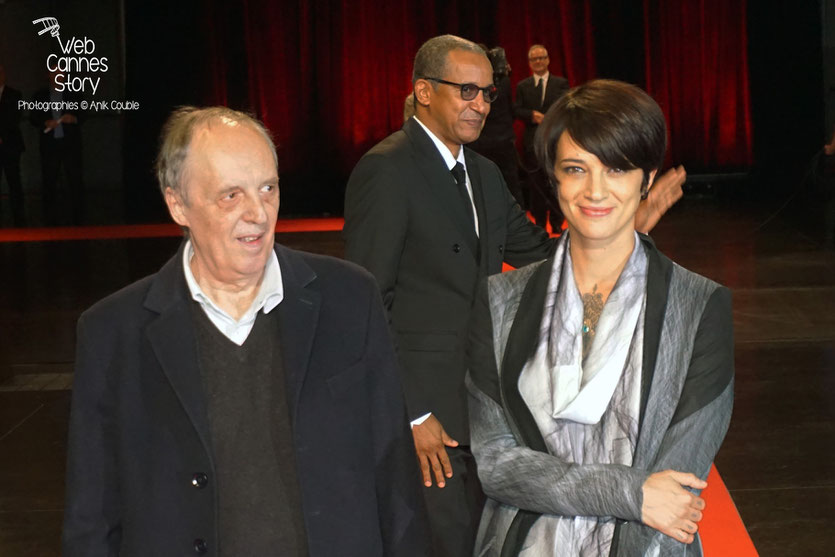 Dario et Asia Argento, lors de la cérémonie d'ouverture du Festival Lumière 2015 - Lyon - Photo © Anik COUBLE