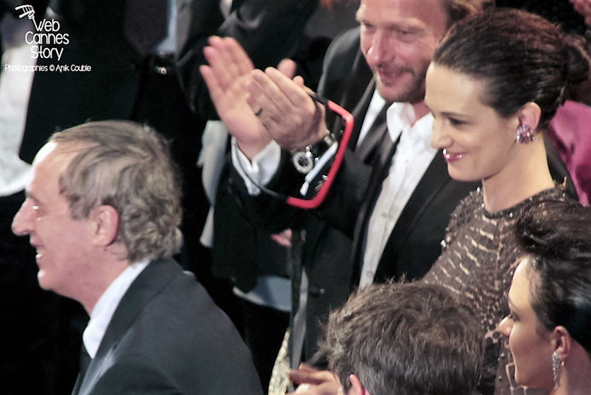 Dario Argento, Asia Argento, Thomas Kretschmann et Marta Gastini, lors de la projection du film "Dario Argento Dracula" de Dario Argento  - Festival de Cannes 2012 - Photo  © Anik Couble