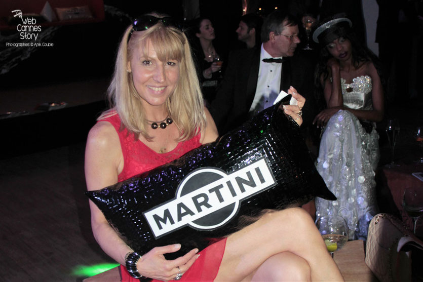 Patricia Vermare, (Discotèque L'imprévu à Lyon) de passage à  la Terrazza Martini à Cannes - Festival de Cannes 2012 - Photo  © Anik Couble