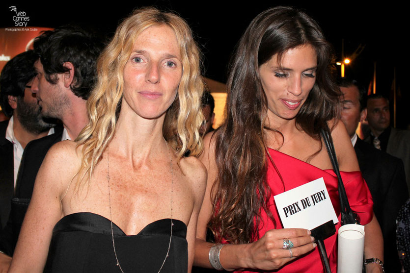 Sandrine Kiberlein et Maïwenn - Prix du Jury  pour  «Polisse» - Festival de Cannes 2011 - Photo © Anik Couble
