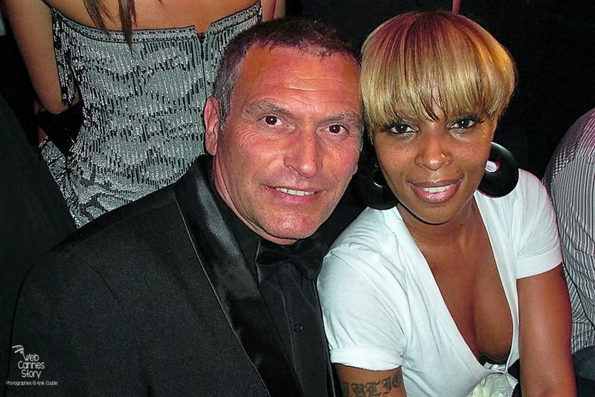 Serge Mauro et Mary J Blige au Vip Room - Festival de Cannes 2010 - Photo © Anik Couble