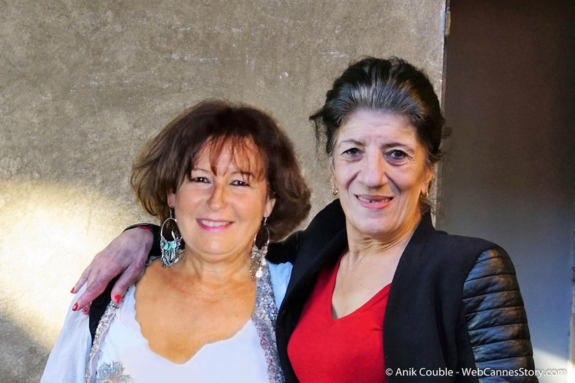 Chaleureuses retrouvailles avec Biyouna, la formidable actrice algérienne, lors de la présentation du film  "Délice Paloma" de Nadir Moknèche, lors du Festival  Lumière 2018 - Lyon - Photo © Anik Couble