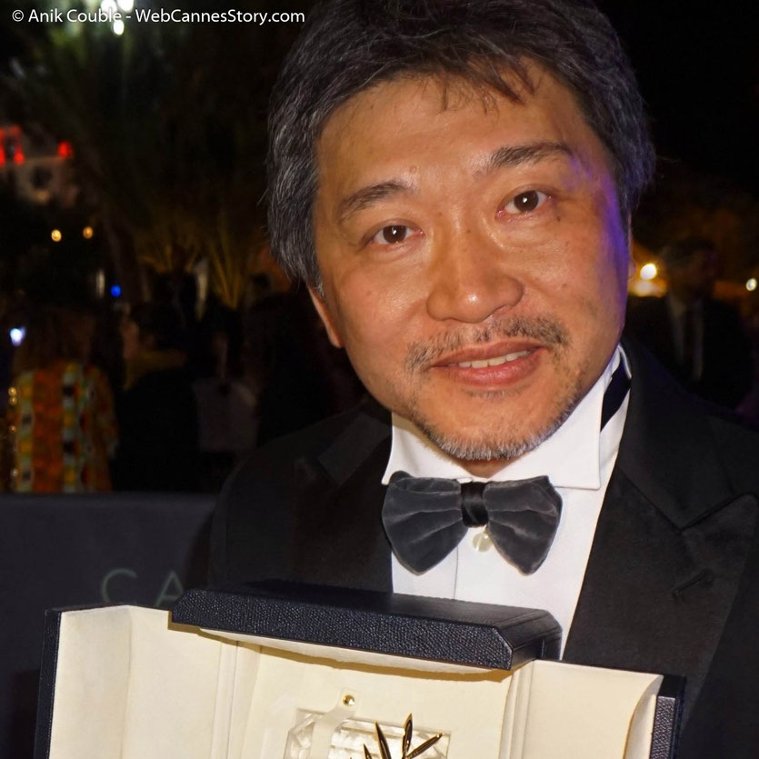 Hirokazu Kore-eda, réalisateur japonais - Palme d'or, pour son film, Une affaire de famille - Festival de Cannes 2018 - Photo © Anik Couble