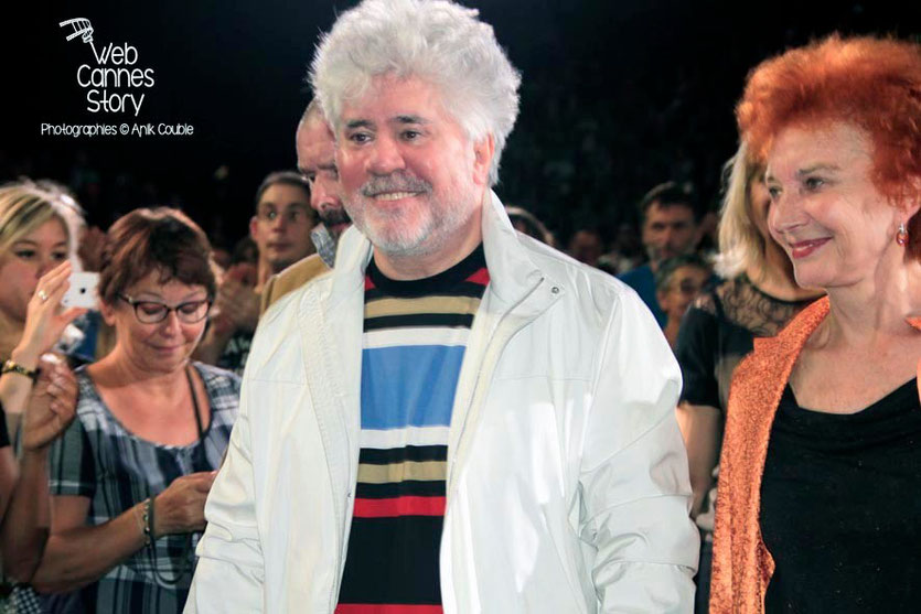 Pedro Almodovar et Marisa Paredes - Clôture du Festival Lumière - Lyon - Octobre 2014 - Photo © Anik COUBLE