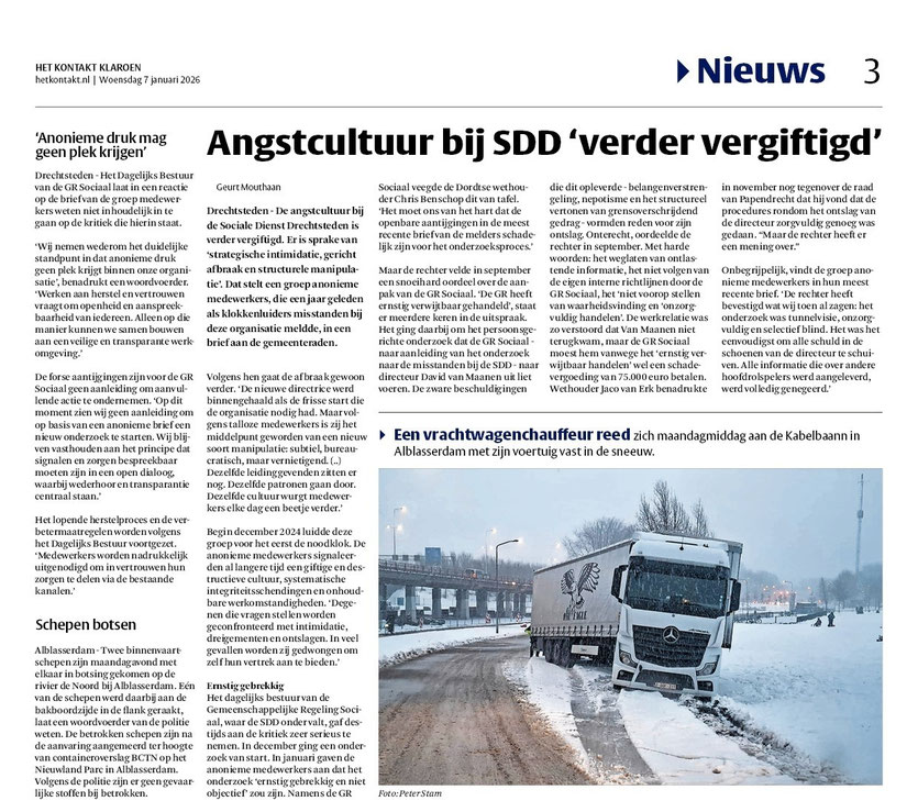 Het Kontakt Klaroen 7 januari 2026