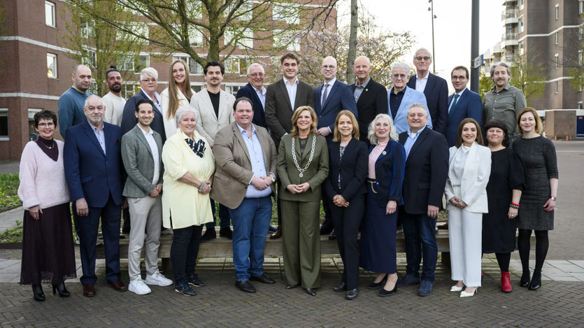 Foto gemeenteraad 2026-2030