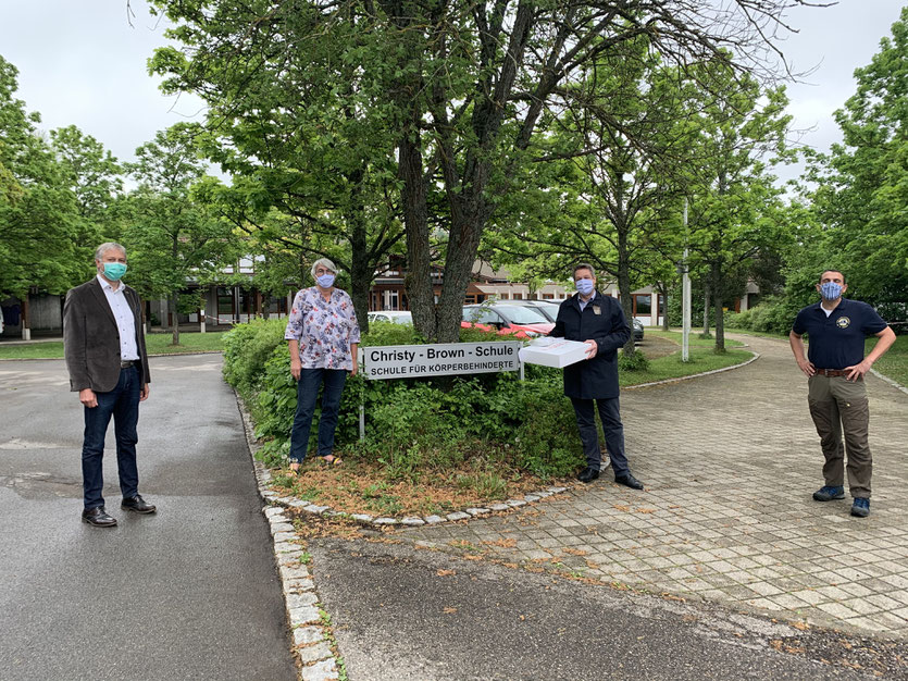 v.l. Jürgen Rudolf, Marianne Winkler, Thorsten Schleich und Roland Brauner