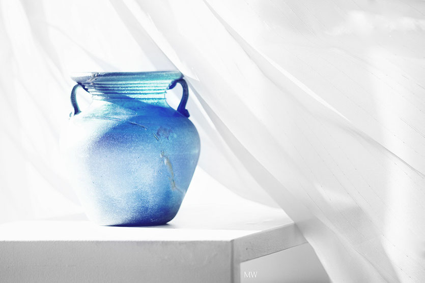 Die blaue Vase