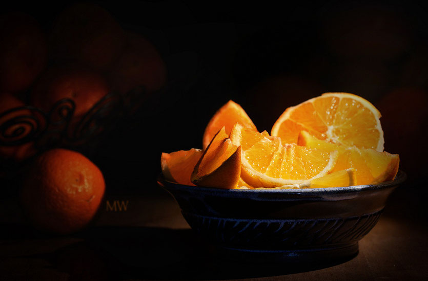Orange in der Schale von Frances A. (N's Schwester)