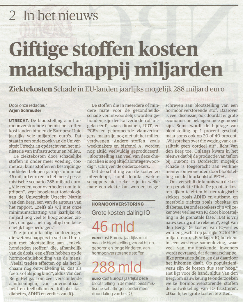 NRC Handelsblad 14 april 2016