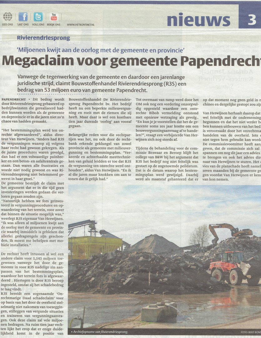 Artikel verschenen in de Klaroen op 07 december 2016