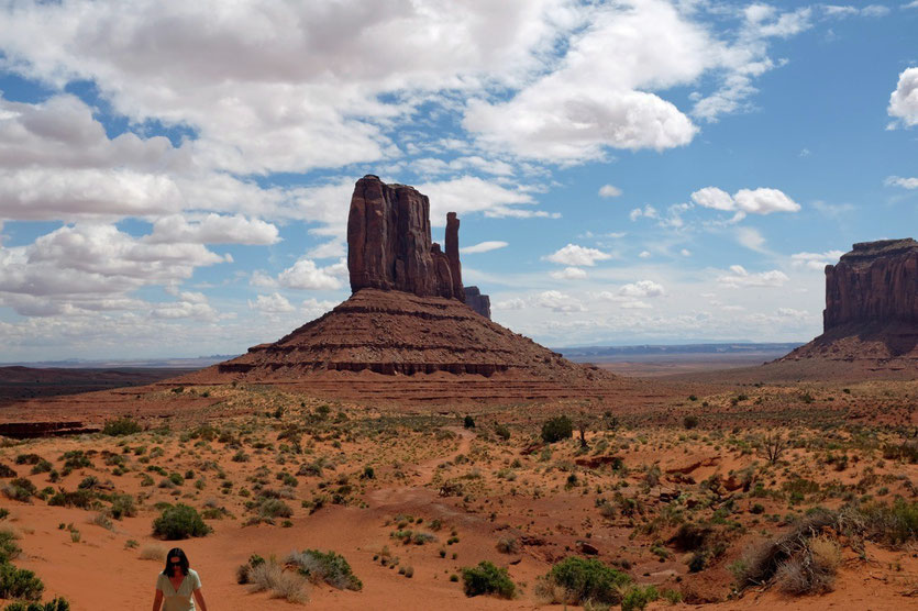 Wildcat Trail Monument Valley Wanderung um den West Mitten Butte
