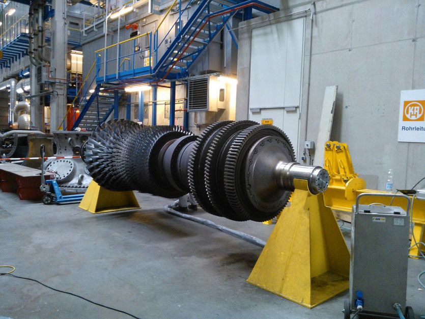 Gasturbinenrotor fertig gereinigt