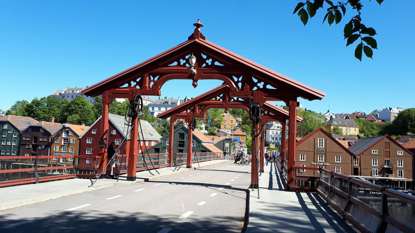 Stadtbrücke Gamble Brybo in Trondheim
