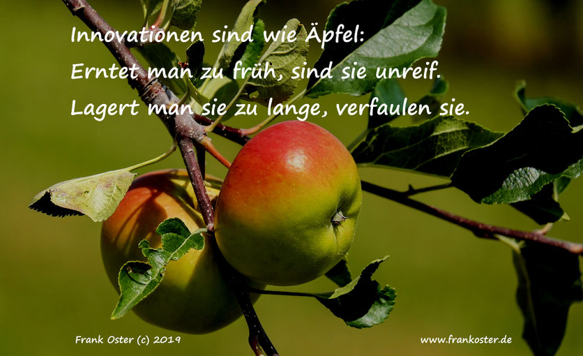 Frank Oster Keynotespeaker Von Äpfen und Innovationen