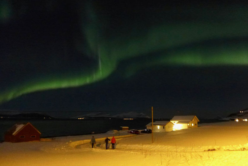 Nordlicht Polarlicht Aurora Borealis Lyngen Alpen