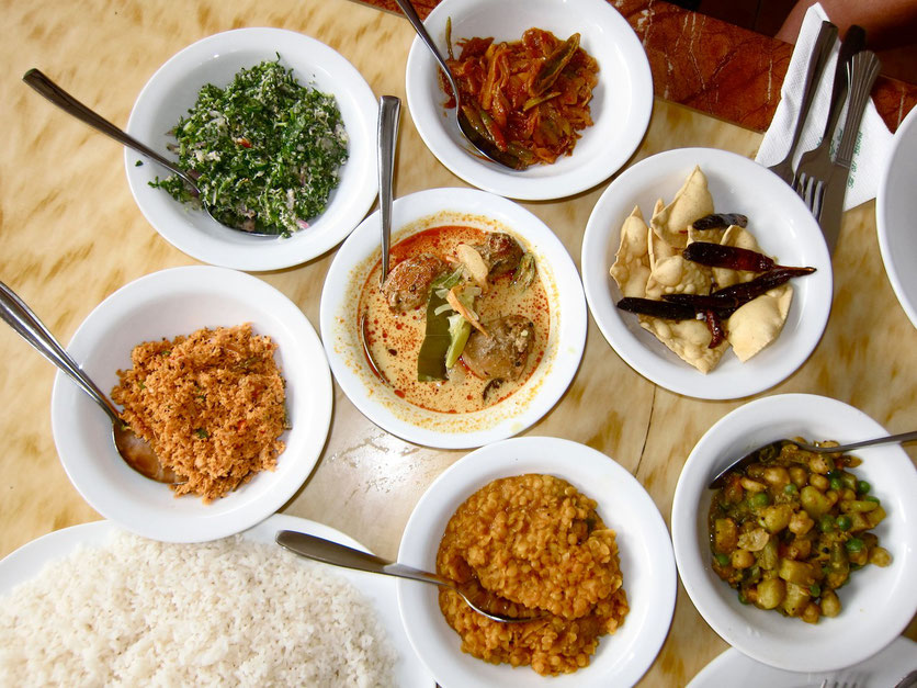 Sr Lanka Rice & Curry, Rest House Peradeniya