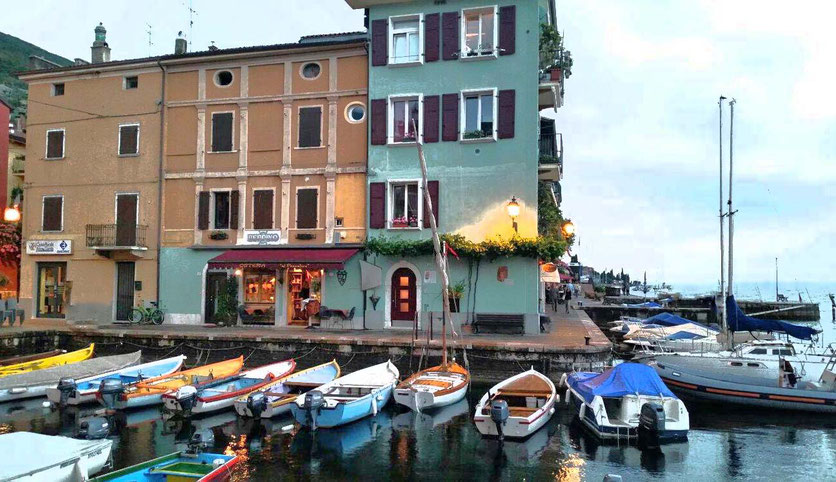 Gardasee Hafen Castelletto di Brenzone