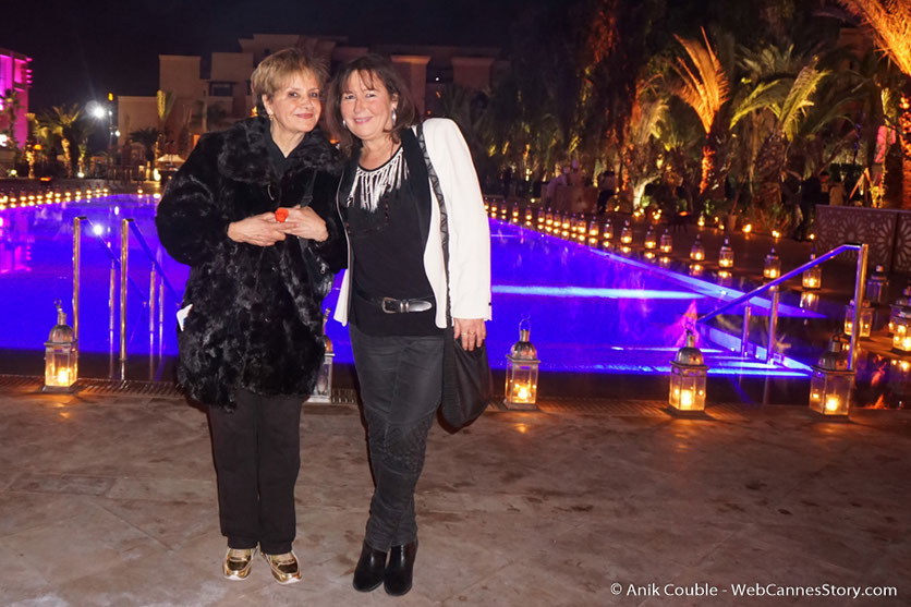 Soirée de clôture à  l'Hôtel Mövenpick, en compagnie de Fati - Festival de  Marrakech - Décembre 2016 - Photo © Anik Couble