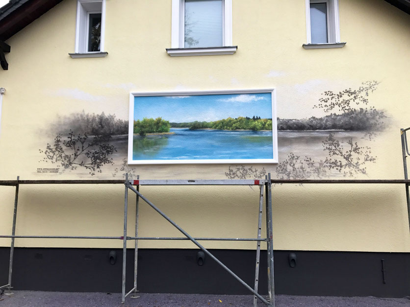 Wandmotiv Fassadenkunst