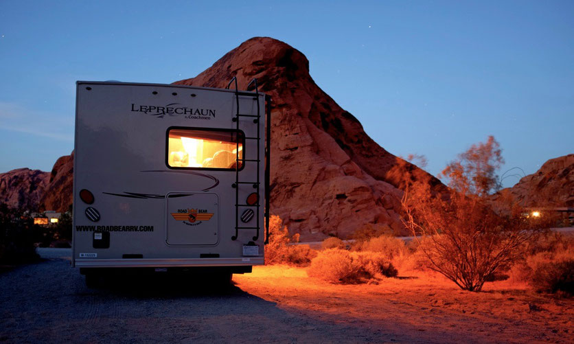 Atlatl Rock Campground, Valley of Fire SP USA Südwesten