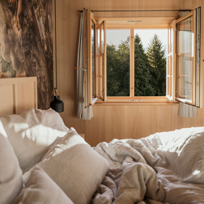 MOUNTAIN HIDEAWAYS - private Rückzugsorte in den Alpen: HALWINA HIDEAWAY Chalet, Ferienhaus im Bregenzerwald, Vorarlberg - Österreich 