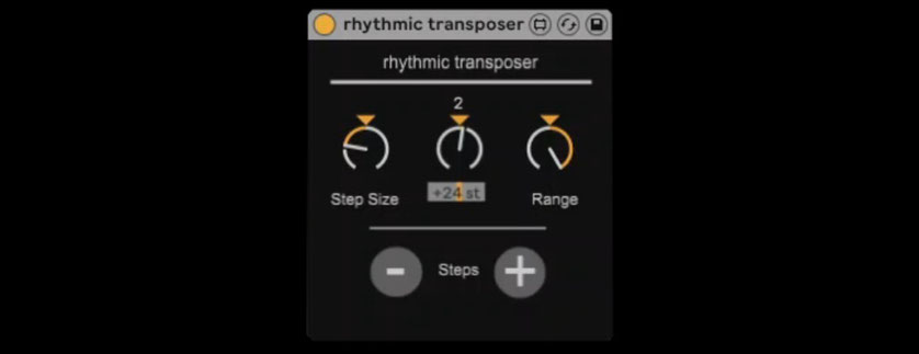 Max for Live Rhythmic Transposer [Ableton device]