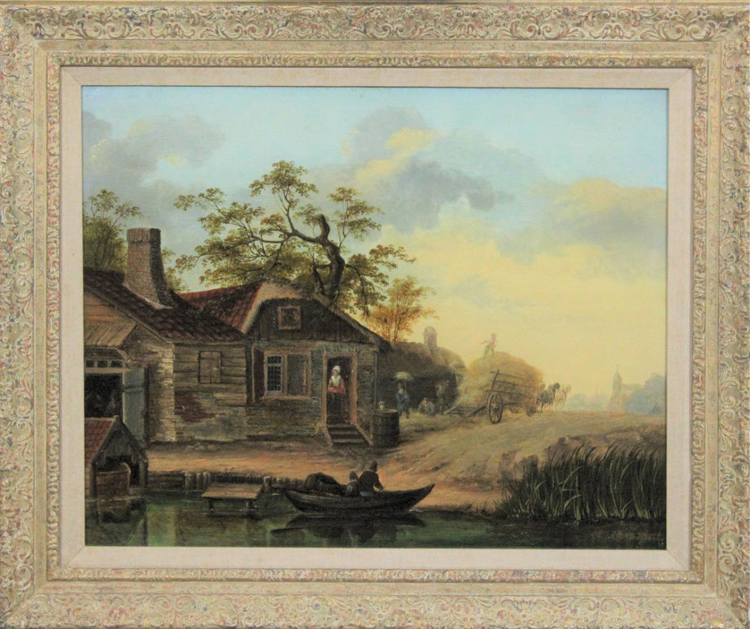 te_koop_aangeboden_een_schilderij_van_de_nederlandse_19e_-eeuwse_kunstschilder_albertus_brondgeest_1786-1849