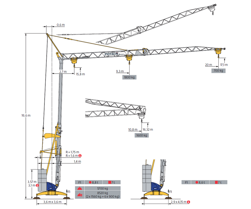 Schéma grue potain igo 13