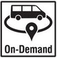 Symbol für On-Demand-Verkehr