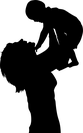 Silhouette de bébé