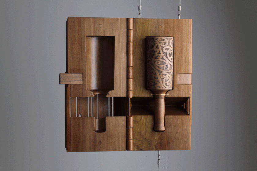 Totara Cabinet with Mallet