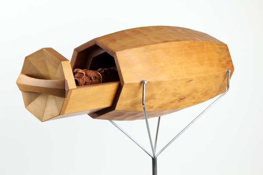 Matai Cabinet by Tim Wigmore and Koauau by Brian Flintoff