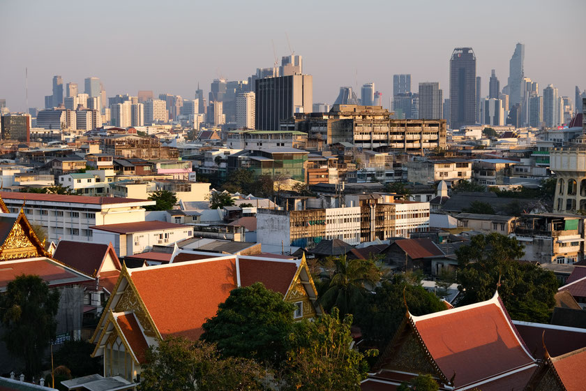 Wat Saket, temple à Bangkok, Thaïlande