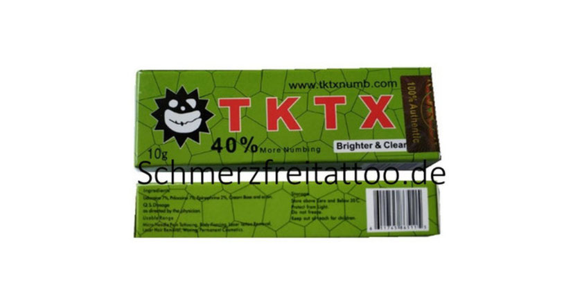 TKTX Anwendung, Wirkung &amp; Risiko Schmerzfrei Tattoo